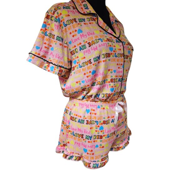 Pink Multi pajama set- NWOT-Size Large - Picture 5 of 16